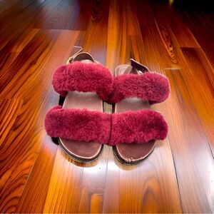 ALEXANDRE BIRMAN
Shearling Slingback Sandals
Women's Size: 38.5 (euro sizing)